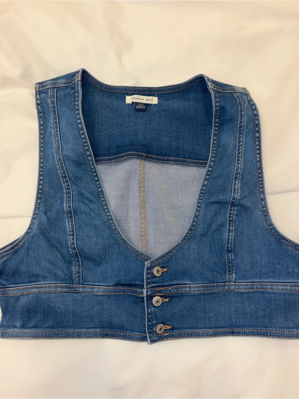 American Eagle Outfitters Denim Vest 🫐